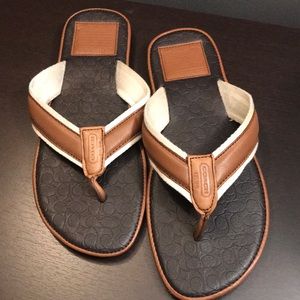 Coach flip flops